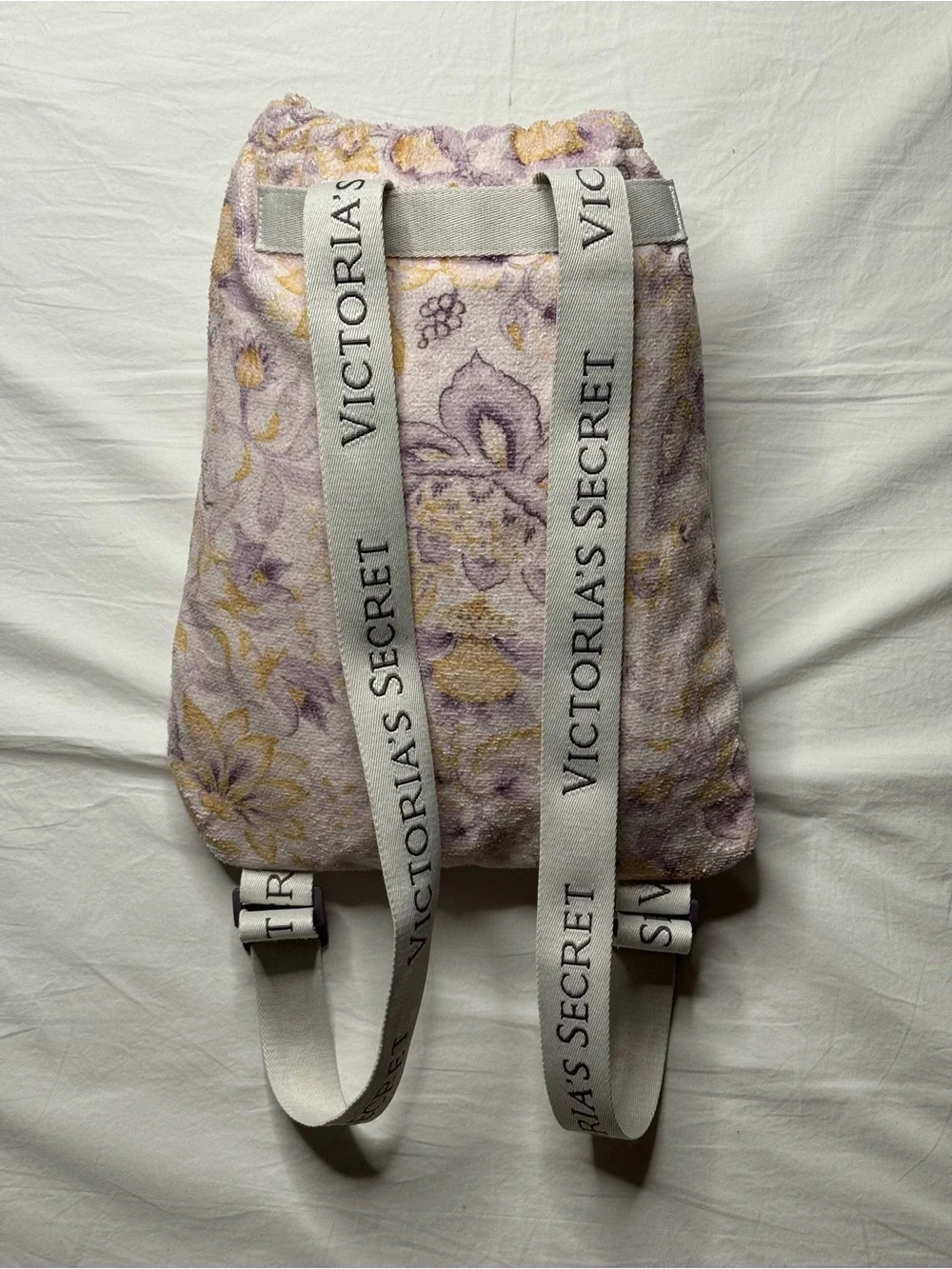 Victoria’s Secret - Floral Pastel Packable Beach Towel/Blanket Bag